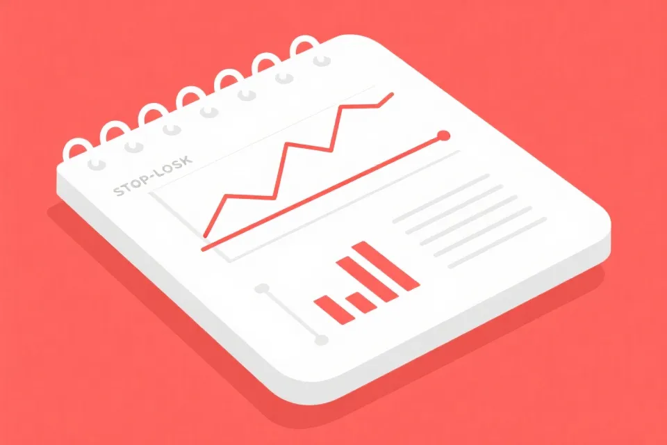 记录与止损的插画占位图